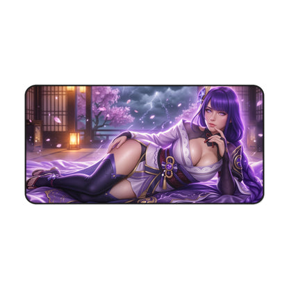 Genshin Impact Mouse Pad, Raiden Shogun Desk Mat, XXL