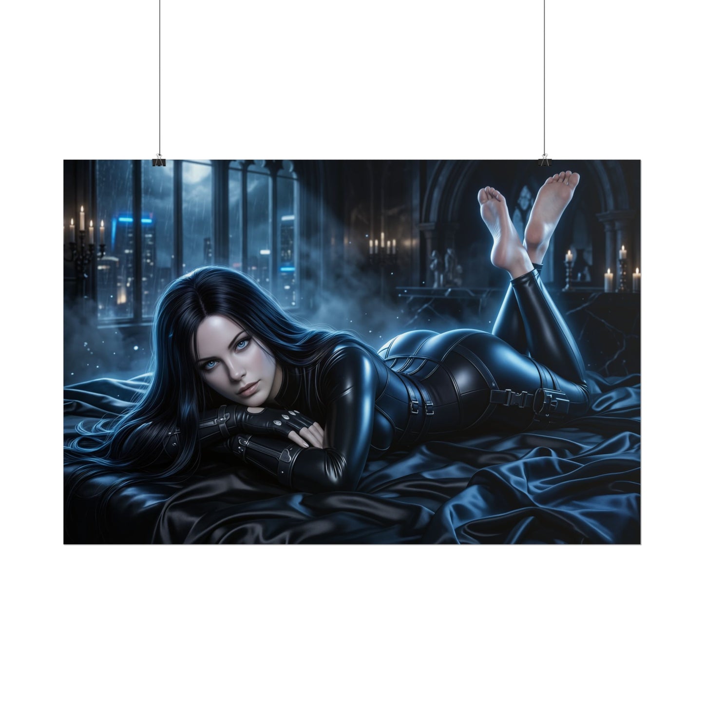 Selene Underworld Poster, Gothic Wandkunst, Vampir-Druckdeko