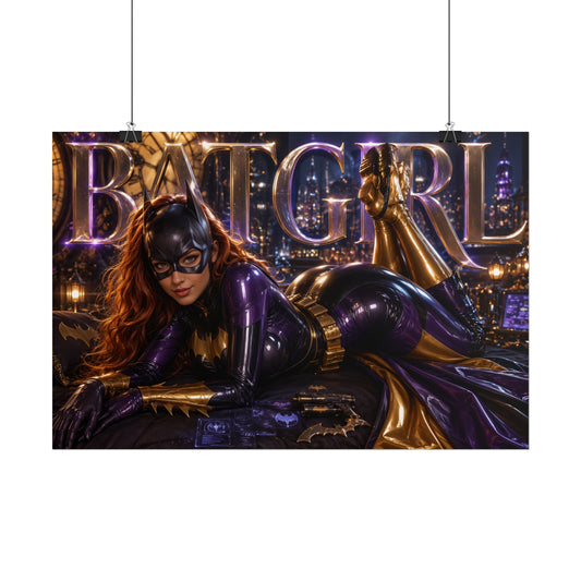 Batgirl Batman Poster Comic Wall Art Hero Room Decor Collectible Print