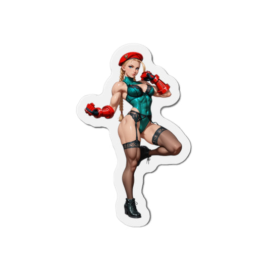 Cammy White Magnet – Street Fighter Kühlschrankmagnet, Anime-Kämpferin-Deko