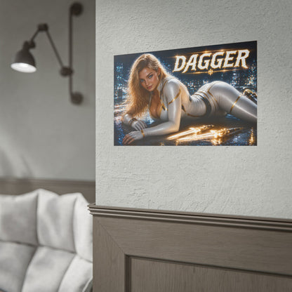 Dagger Character Poster Comic Style Wall Decor Bedroom Collector Gift