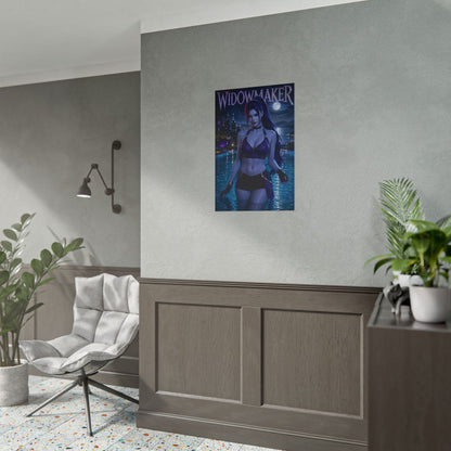 Widowmaker Character Poster Overwatch Gamer Gift Gaming Setup Wall Decor Print