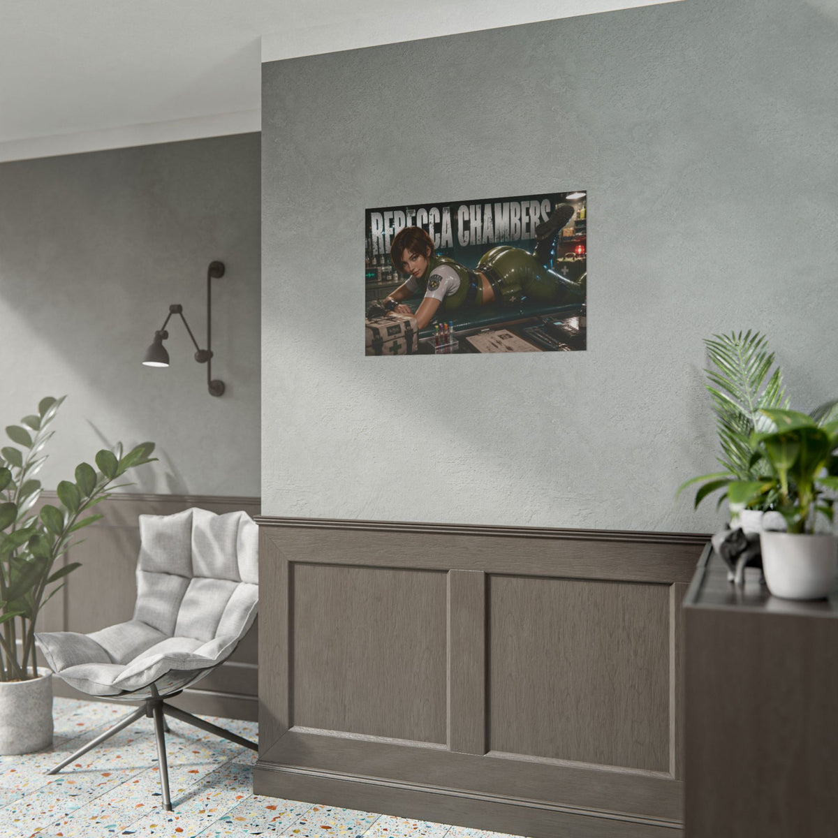 Rebecca Chambers Resident Evil Poster Gaming Wall Art Gamer Room Decor Art Print
