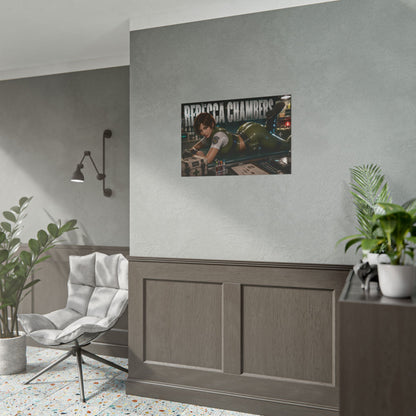 Rebecca Chambers Resident Evil Poster Gaming Wall Art Gamer Room Decor Art Print
