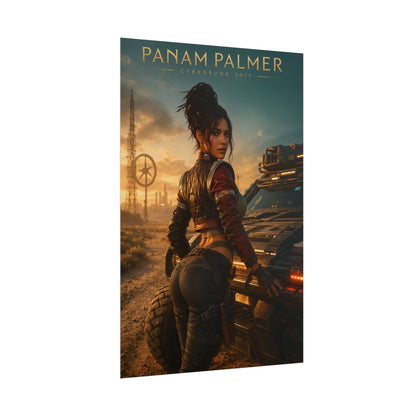 Panam Palmer Poster, Cyberpunk 2077 Wall Art, Gaming Print, Gamer Decor