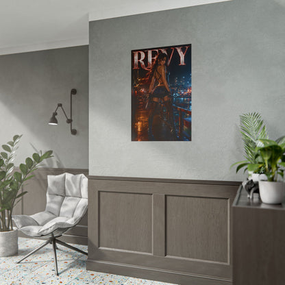 Anime Wall Art Revy Black Lagoon Poster Otaku Room Decor Collector Gift Print