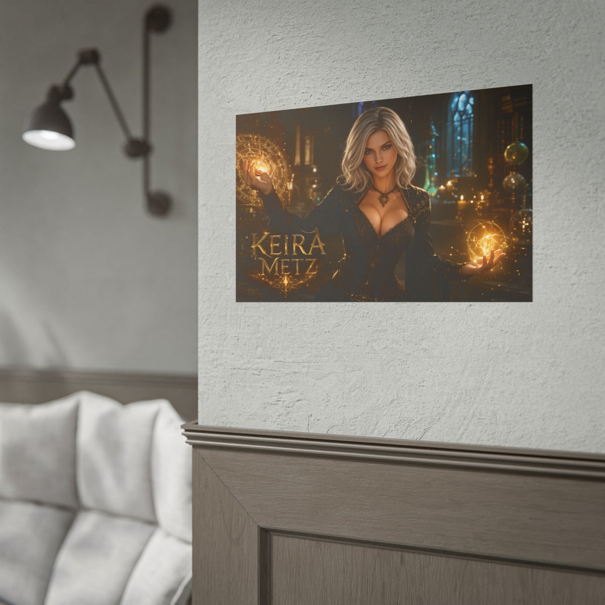 Keira Metz Character Poster The Witcher Fantasy Room Wall Decor Collectible Art