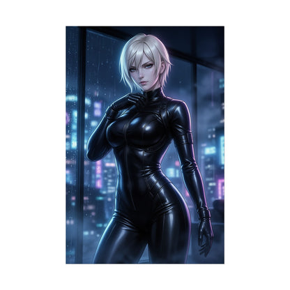 Christie Dead or Alive Poster Fighter Woman Wall Art Blonde Assassin Girl Print Martial Artist Character Gaming Room Decor Gift