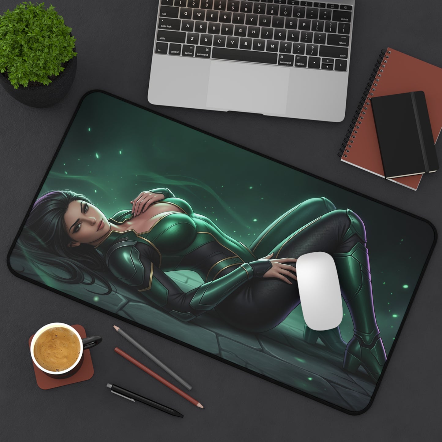 DC Comics Mouse Pad, Talia al Ghul Desk Mat, Gamer Gift