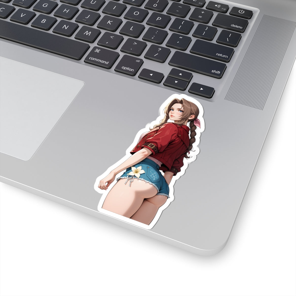 Aerith Sticker – Fantasy Game Vinyl Sticker for Laptops, Journals & Indoor Decor