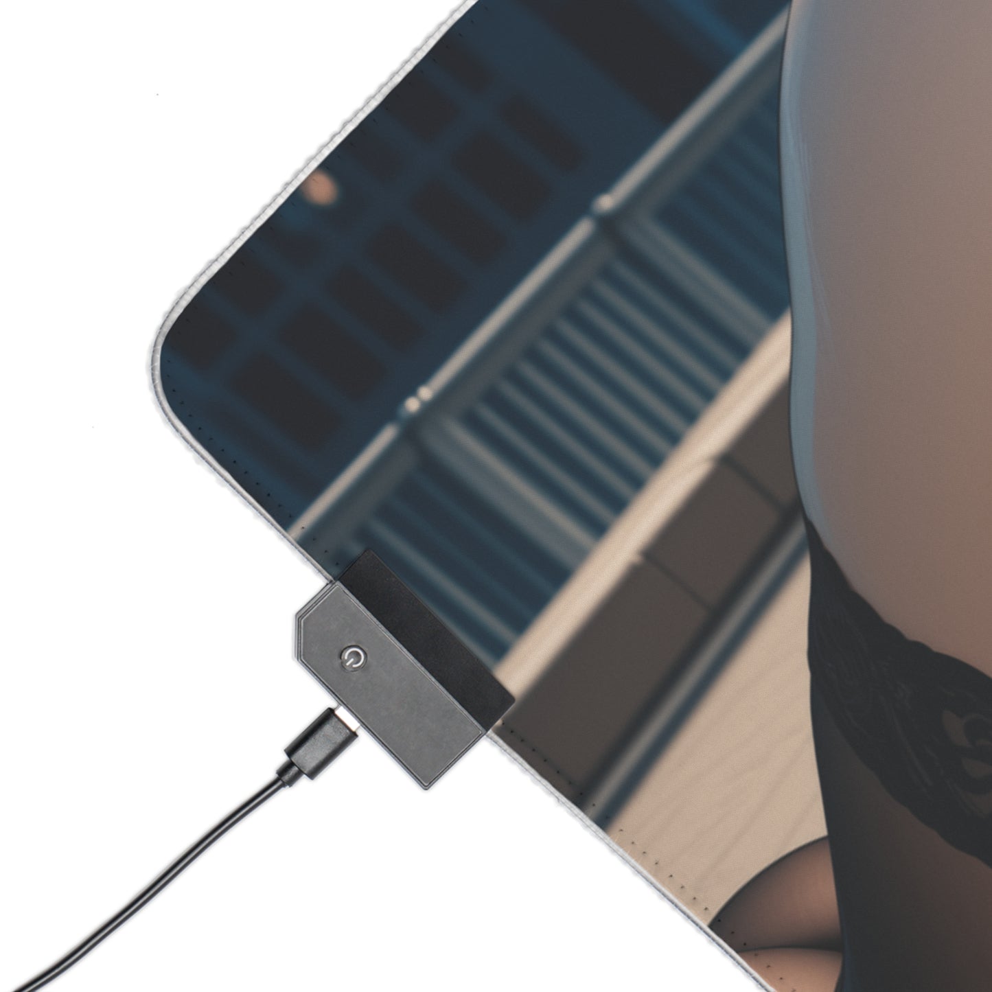 Catwoman Desk Mat – LED RGB Pad, Waifu Thief Anime Girl Gaming Setup