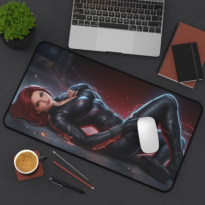 Marvel Mouse Pad, Black Widow Desk Mat, Large Desk Pad
