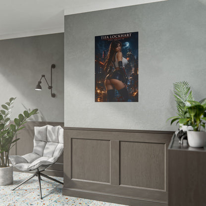 Tifa Lockhart Poster, Final Fantasy Wall Art, Gaming Poster, Room Decor