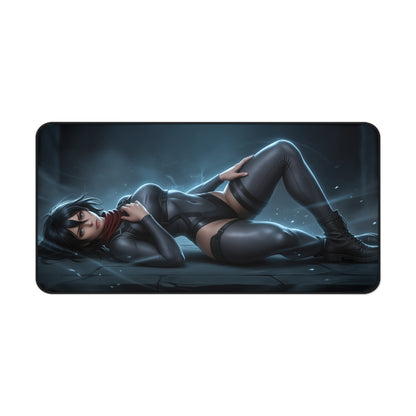 Attack on Titan Mouse Pad, Mikasa Desk Mat, Gamer Gift XXL