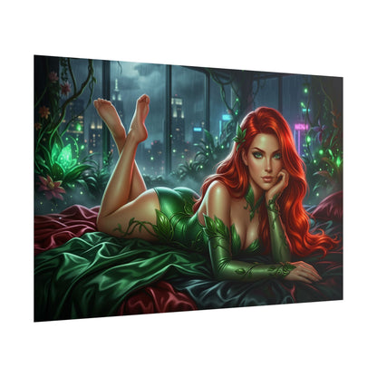 Poison Ivy Poster, Superhero Wall Art, Fantasy Print, Room Decor