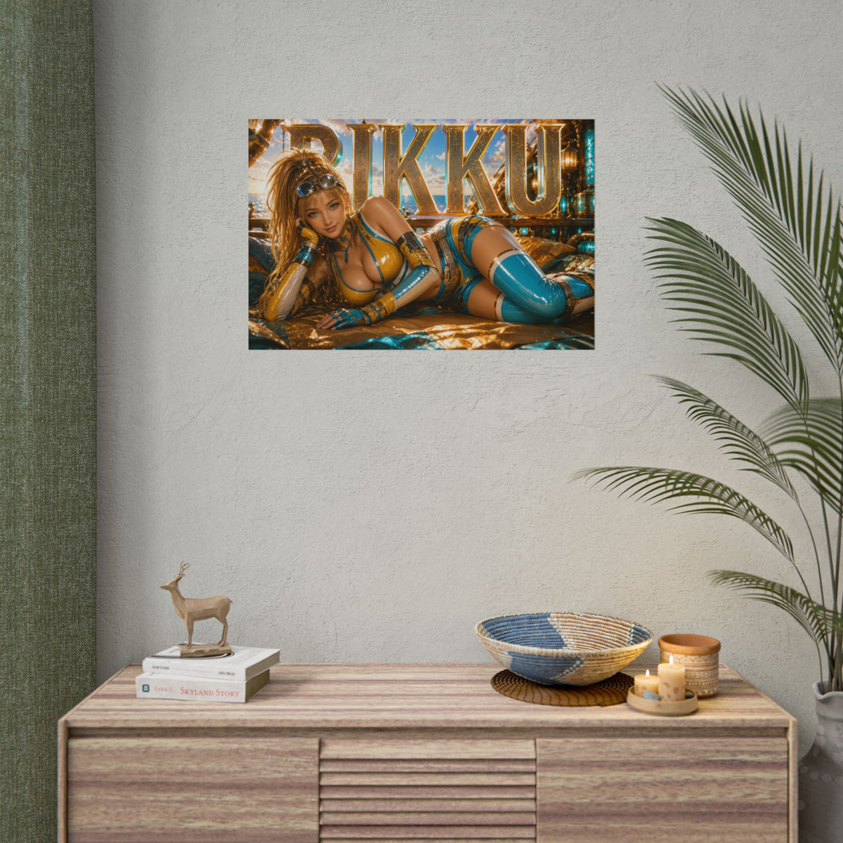 Rikku Character Poster Gamer Room Wall Art Collectible Decor Collectible Print