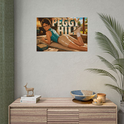 Peggy Hill King of the Hill Poster Cartoon Wall Art Room Decor Collectible Print