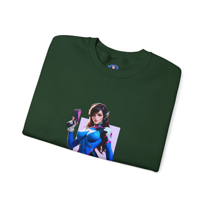 D.Va Sweatshirt, Overwatch Rundhalsausschnitt, Gemütliche Gamer-Streetwear für Fans und Sammler
