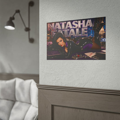 Natasha Fatale The Rocky and Bullwinkle Show Poster Wall Art Character Room Deco