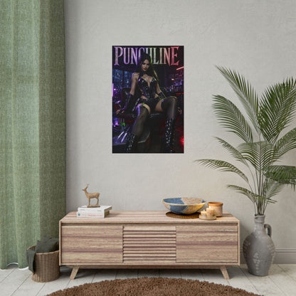 Punchline Character Poster Comic Style Wall Decor Bedroom Collector Gift