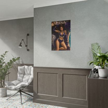 Anime Wall Art Lisa Genshin Impact Poster Otaku Room Decor Collector Gift Print