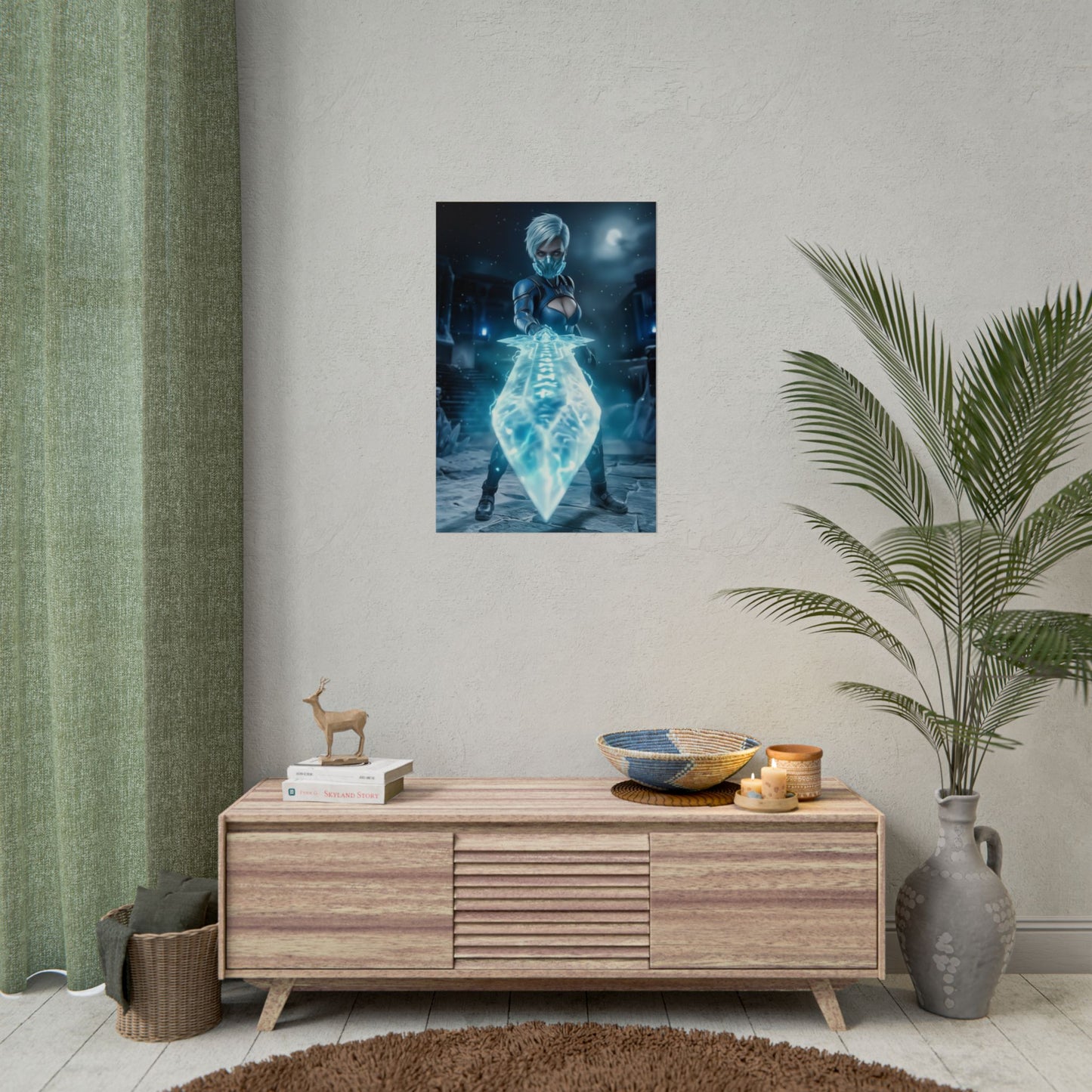 Frost Poster Mortal Kombat Wall Art Print Gaming Room Decor