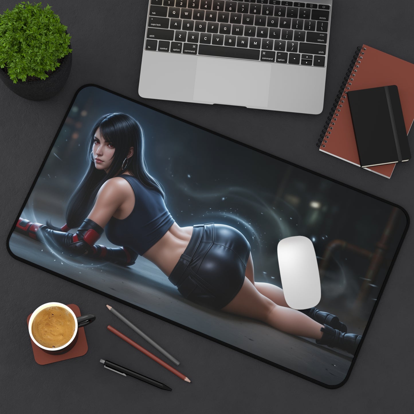 Final Fantasy Mouse Pad, Tifa Desk Mat, Gamer Gift XXL