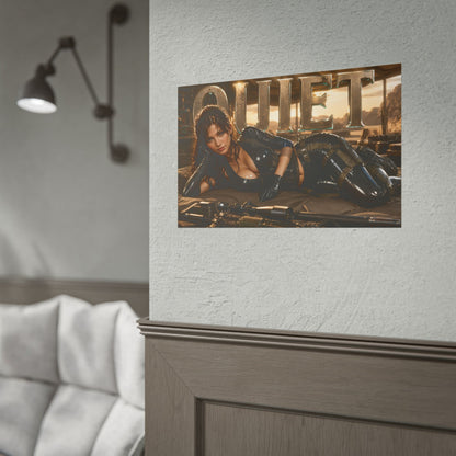 Game Room Decor Quiet Metal Gear Poster Gaming Wall Art Character Print