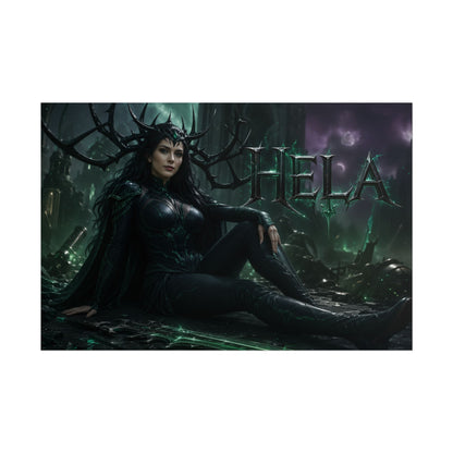 Hela Comic Poster Character Wall Art Collector Room Decor Art Print