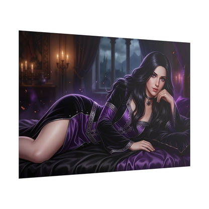 Yennefer Poster, The Witcher Wall Art, Fantasy Print, Room Decor
