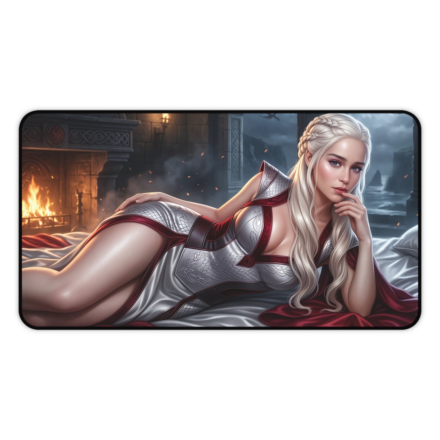 Game of Thrones Mouse Pad, Daenerys Desk Mat, Gamer Gift