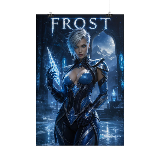Frost MK Poster Mortal Kombat Gaming Wall Art Print Decor