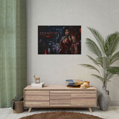 Gaming Wall Art Ada Wong Poster Game Room Decor Gamer Gift Art Print