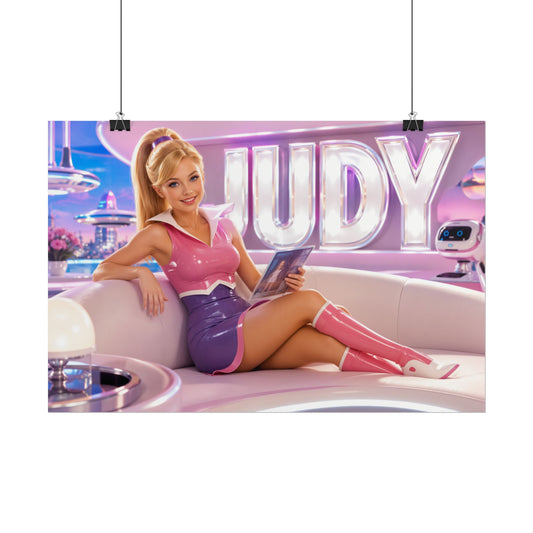 Retro Wall Art Judy Jetson The Jetsons Poster Character Room Decor Art Print