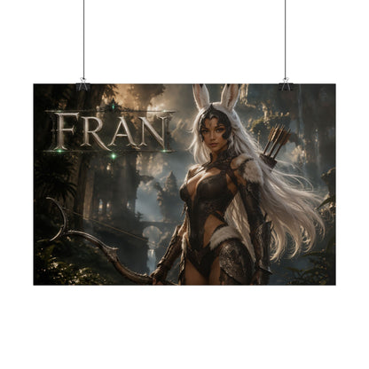 Fran Fantasy Poster Character Wall Art Bedroom Decor Collectible Print