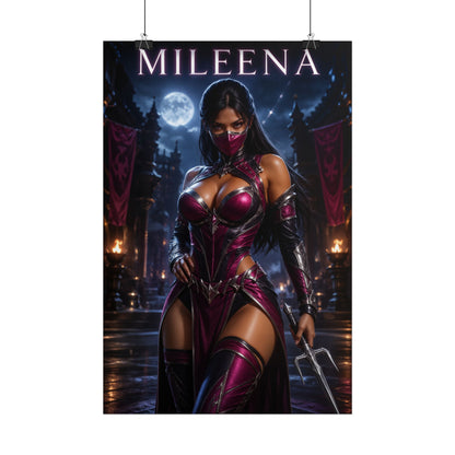 Mortal Kombat Mileena Poster MK Wall Art Print Decor