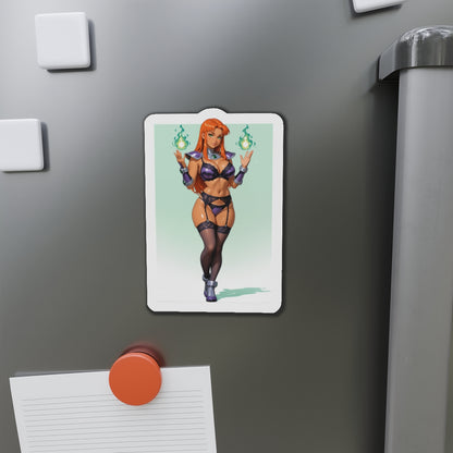 Starfire-Magnet – Kühlschrankmagnet mit Anime-Motiv aus Teen Titans, heiße Heldin als Deko