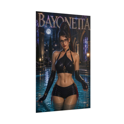 Bayonetta Gaming Poster Wall Art Gamer Room Decor Collectible Print