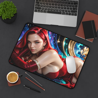 Jessica Rabbit Schreibtischunterlage, Mauspad mit Cartoon-Motiv, Schreibtischdeko im Anime-Stil