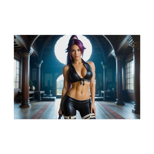 Yoruichi Shihōin Poster – Bleach Wall Art Print, Anime Decor