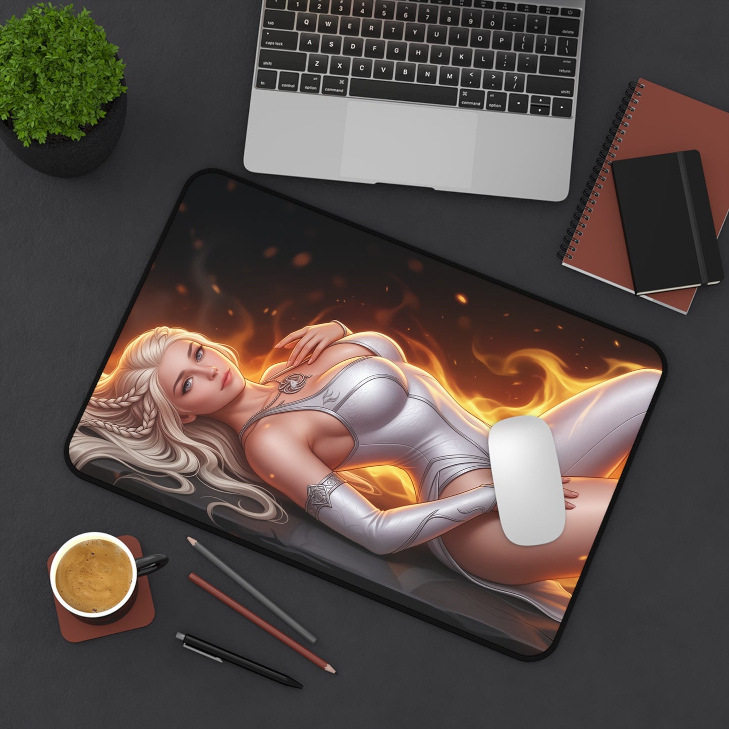 Game of Thrones Mouse Pad, Daenerys Desk Mat, Gamer Gift XXL