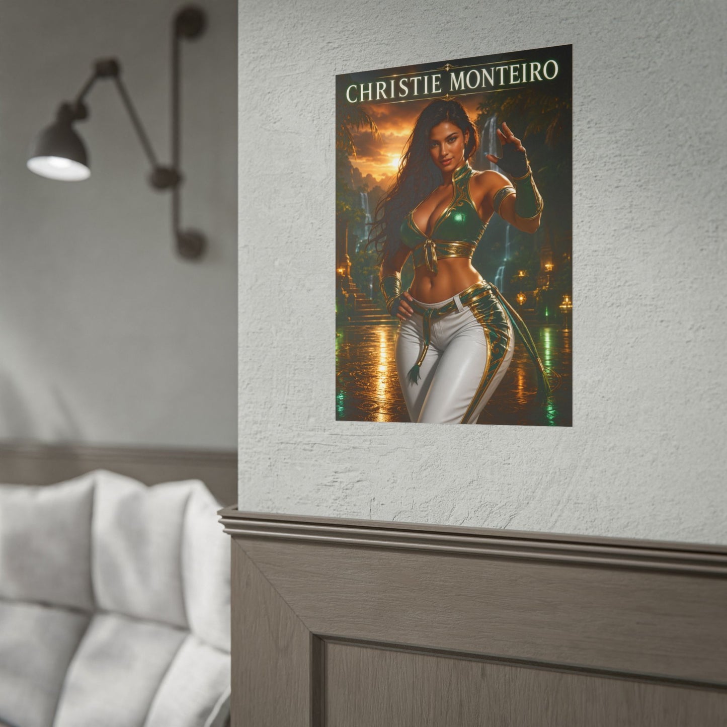 Christie Monteiro Poster, Tekken Wall Art, Gaming Poster, Room Decor