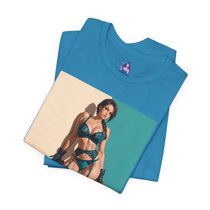 Lara Croft Shirt | Tomb Raider Anime-T-Shirt für Gamer &amp; Sammler | T-Shirt für starke Heldinnen