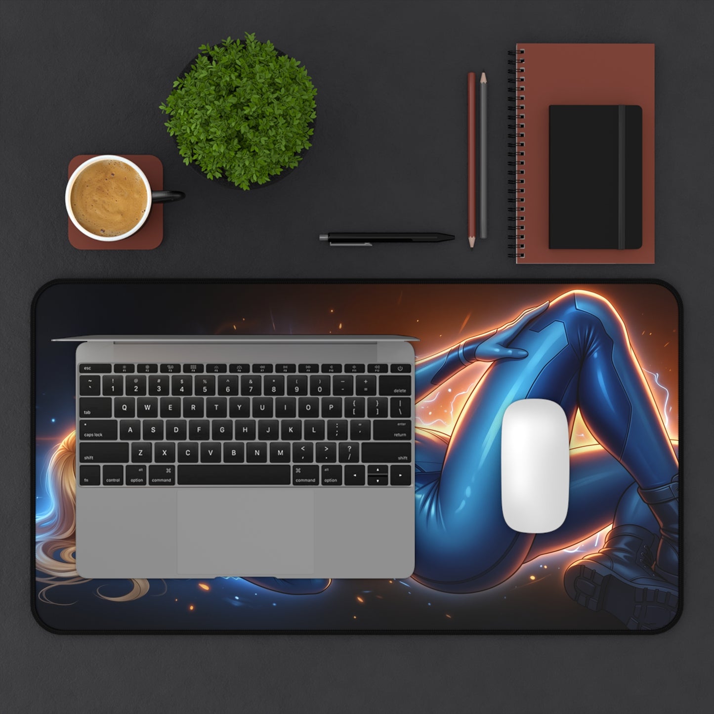 Samus Mouse Pad, Samus Aran Desk Mat, Gamer Gift XXL