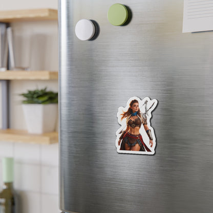 Aloy-Magnet – Horizon Gaming Kühlschrankmagnet, Fantasy-Heldin-Anime-Dekoration