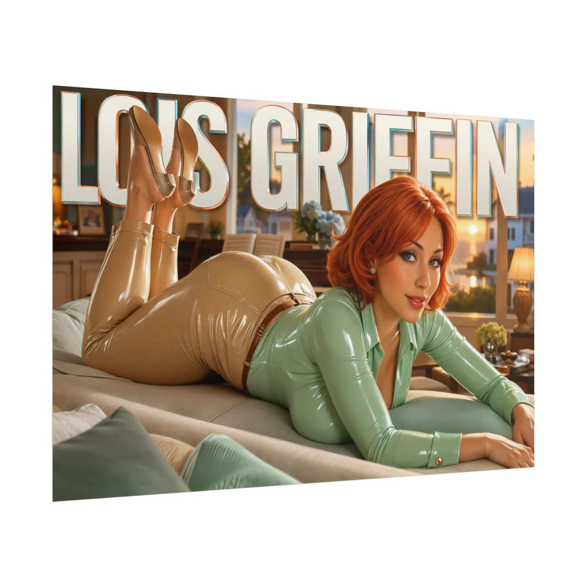 Lois Griffin Character Poster Family Guy Wall Decor Collectible Art Print
