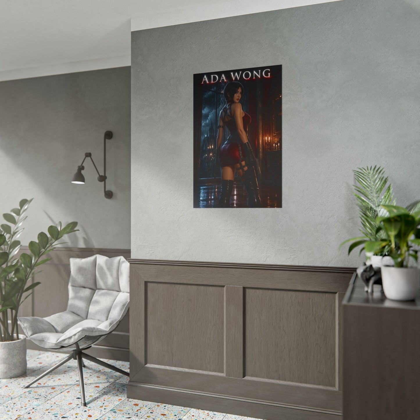 Resident Evil Ada Wong Video Game Poster Wall Art Print Decor