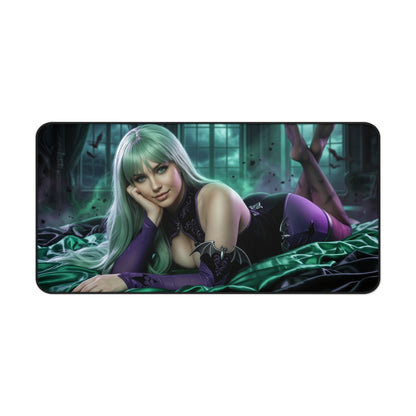 Darkstalkers Mouse Pad, Morrigan Desk Mat, Anime Decor XXL