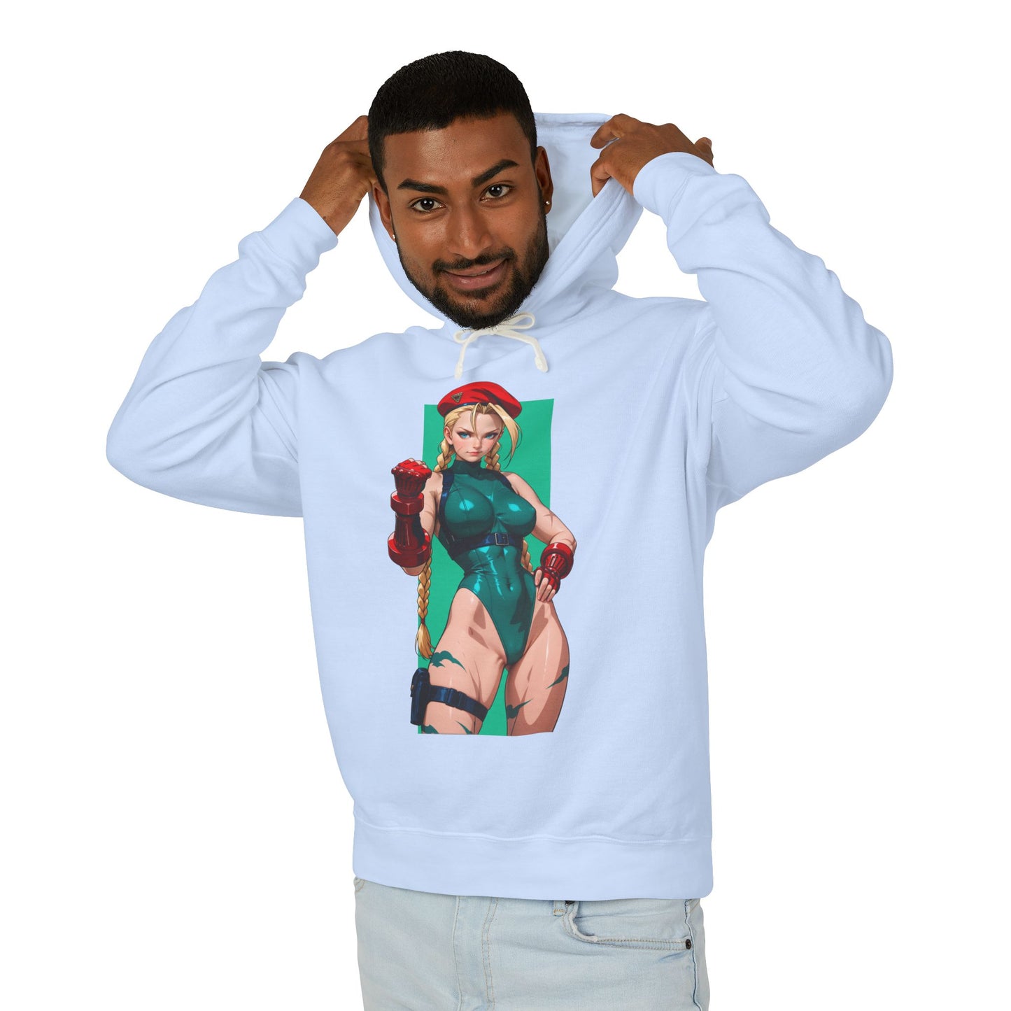 Cammy White Hoodie | Street Fighter Hoodie | Anime Fighter Girl Pullover