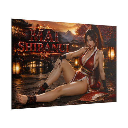 Mai Shiranui King of Fighters Poster Wall Art Character Room Decor Collectible P